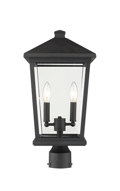 Z-LIte Beacon 2-Light Outdoor Pier Mounted Fixture