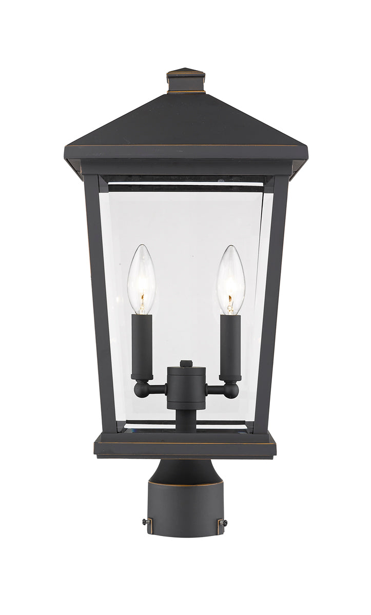 Z-LIte Beacon 2-Light Outdoor Pier Mounted Fixture