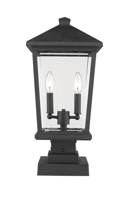 Z-LIte Beacon 2-Light Outdoor Pier Mounted Fixture