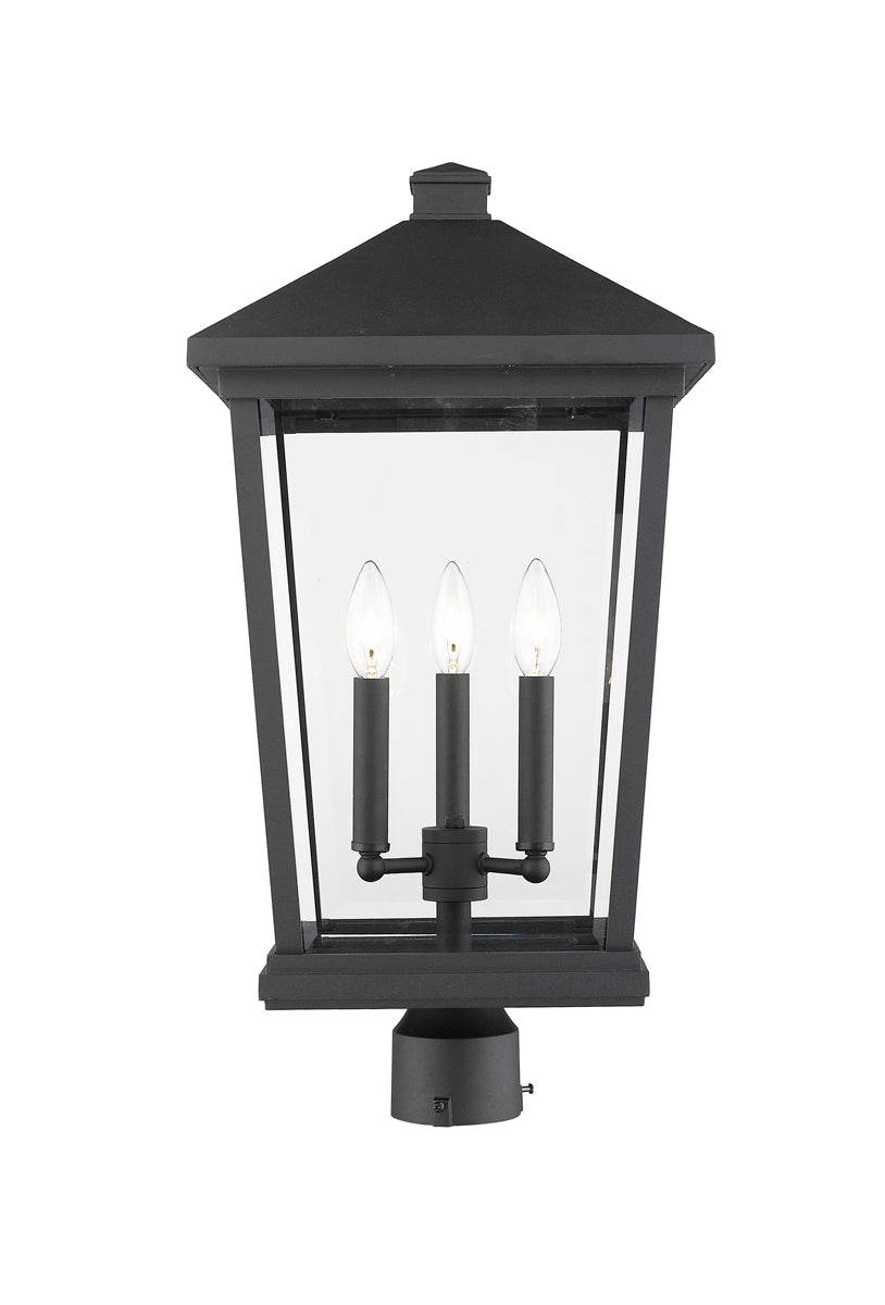 Z-LIte Beacon 3-Light Outdoor Pier Mounted Fixture