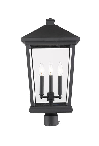 Z-LIte Beacon 3-Light Outdoor Pier Mounted Fixture