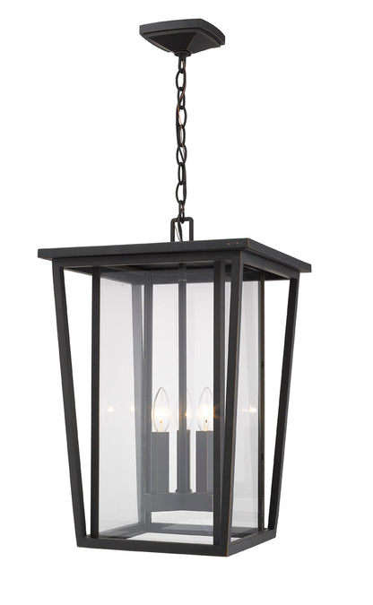 Z-LIte Seoul 3-Light Outdoor Chain Mount Ceiling Fixture