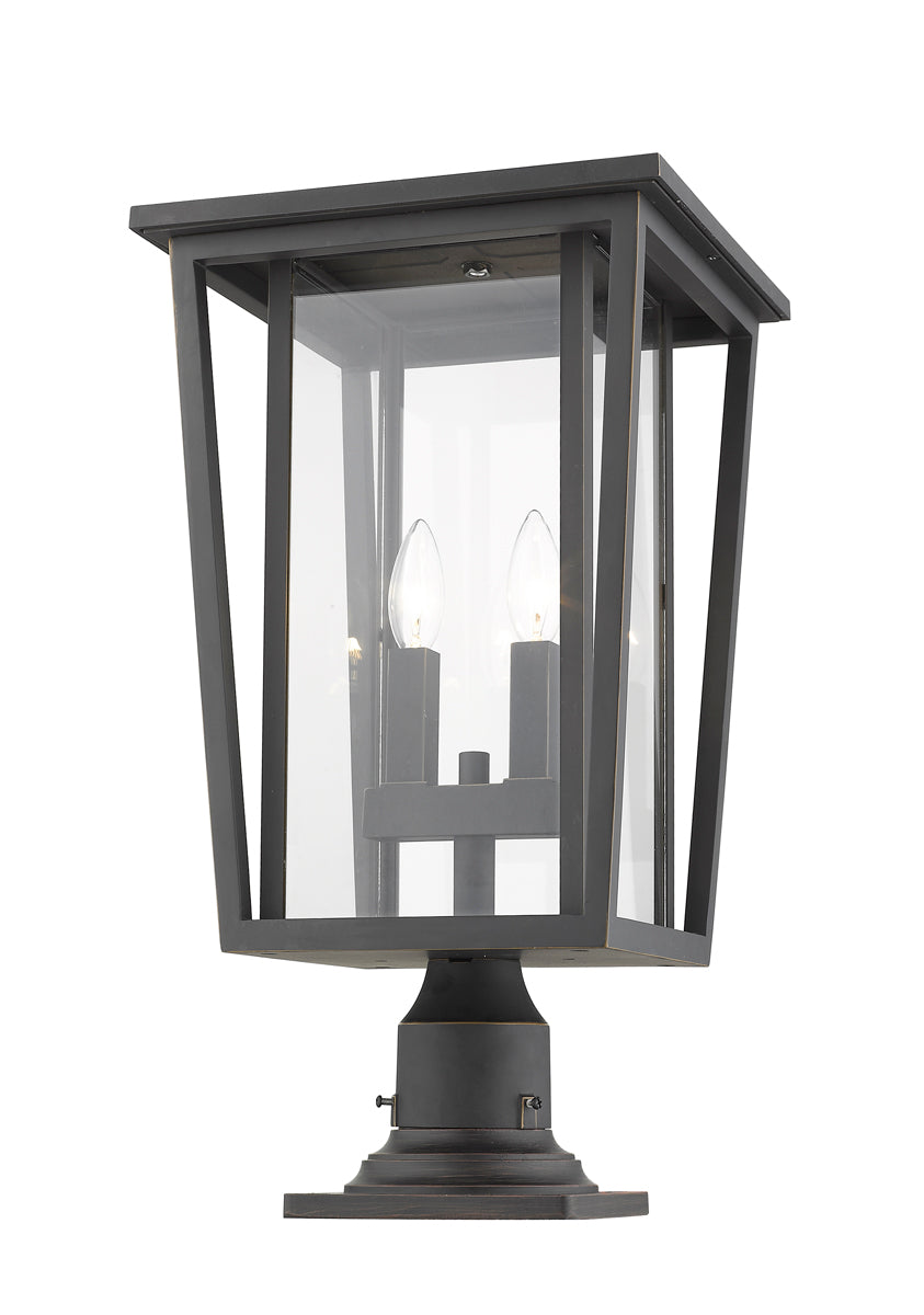 Z-LIte Seoul 2-Light Outdoor Pier Mounted Fixture