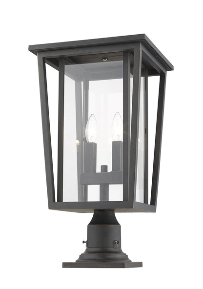 Z-LIte Seoul 2-Light Outdoor Pier Mounted Fixture
