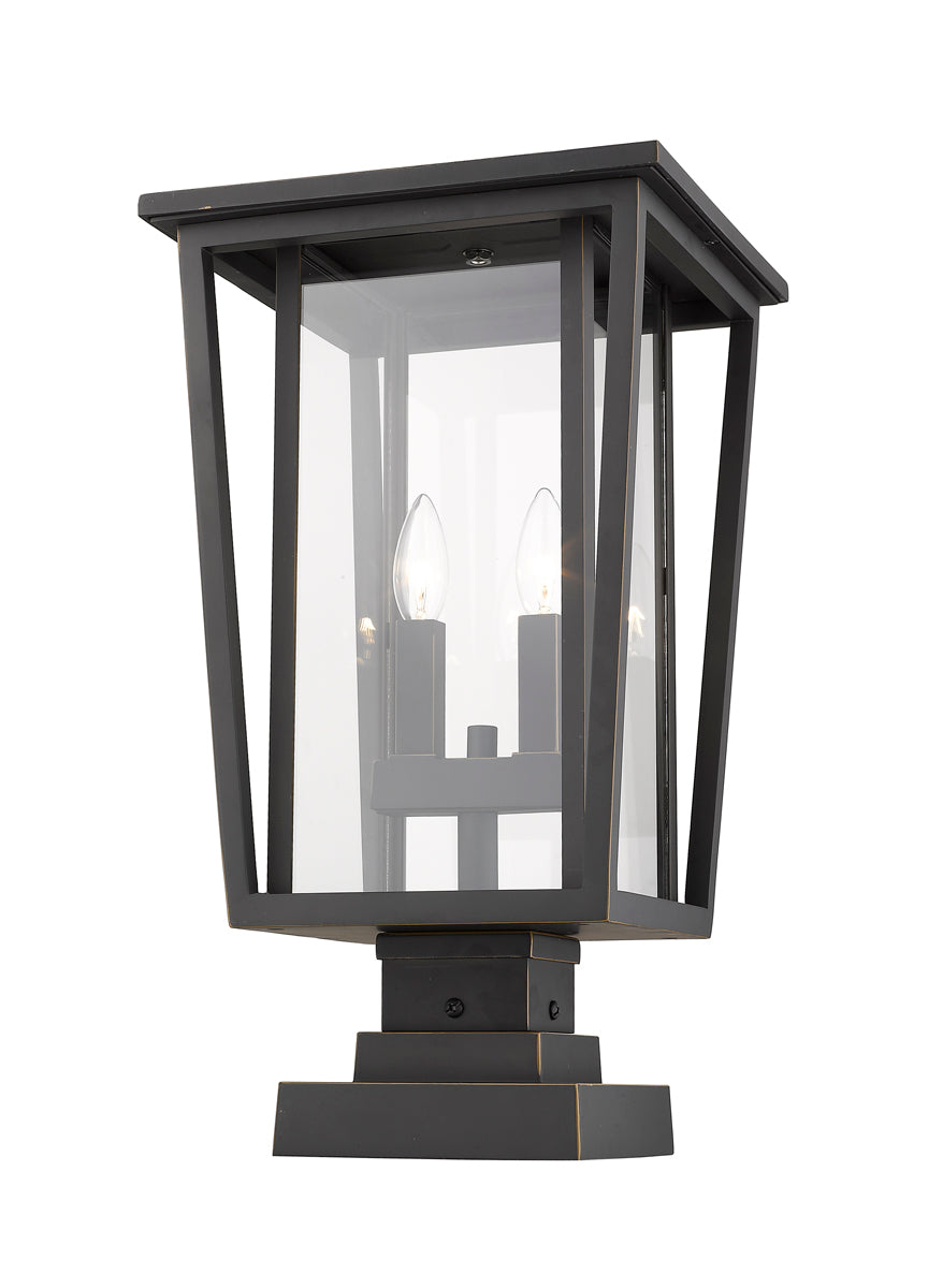 Z-LIte Seoul 2-Light Outdoor Pier Mounted Fixture