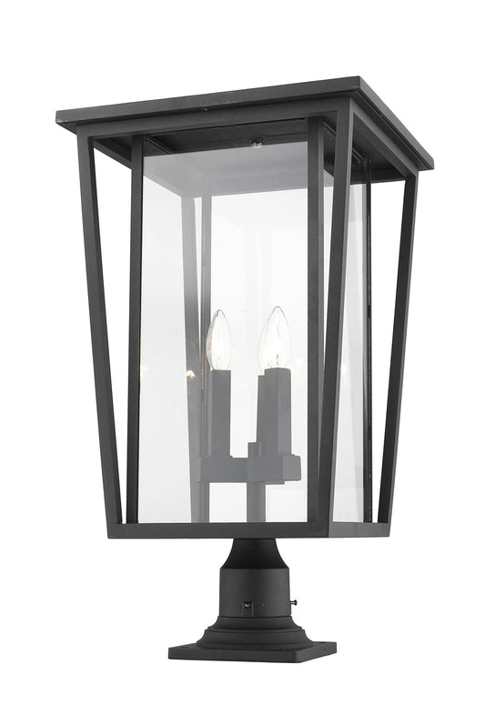 Z-LIte Seoul 3-Light Outdoor Pier Mounted Fixture