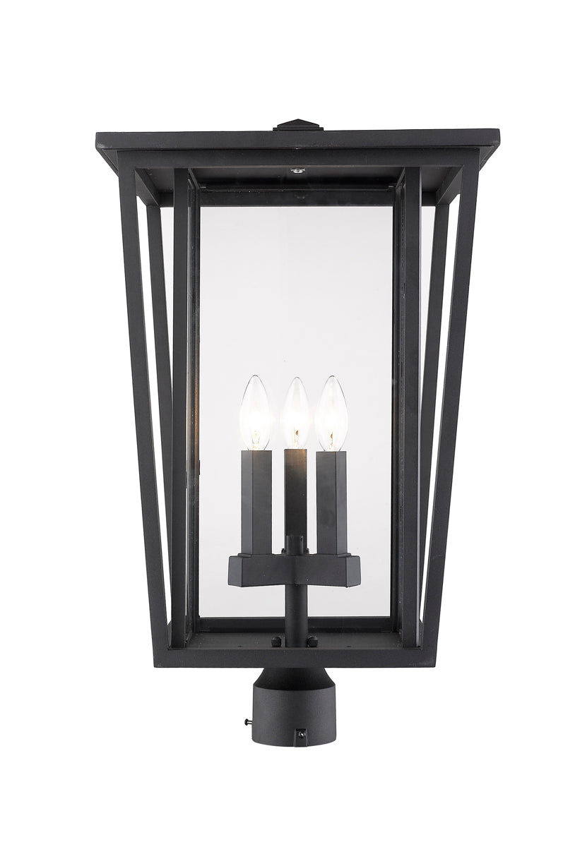 Z-LIte Seoul 3-Light Outdoor Pier Mounted Fixture