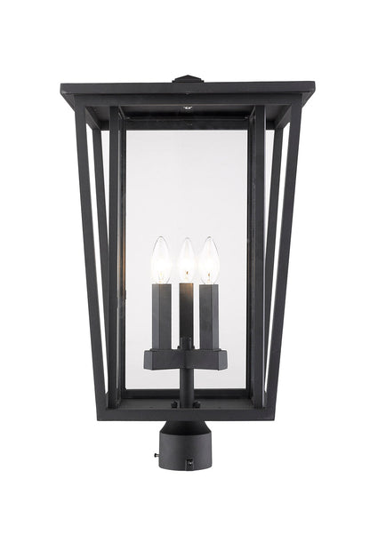 Z-LIte Seoul 3-Light Outdoor Pier Mounted Fixture