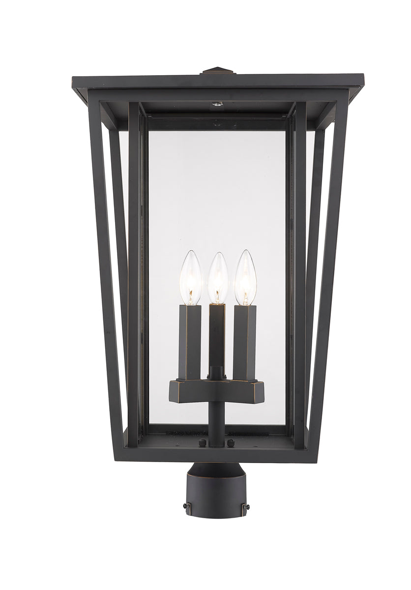 Z-LIte Seoul 3-Light Outdoor Pier Mounted Fixture