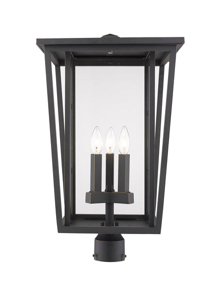 Z-LIte Seoul 3-Light Outdoor Pier Mounted Fixture