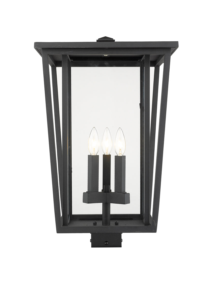 Z-LIte Seoul 3-Light Outdoor Pier Mounted Fixture