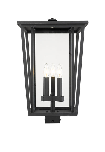 Z-LIte Seoul 3-Light Outdoor Pier Mounted Fixture