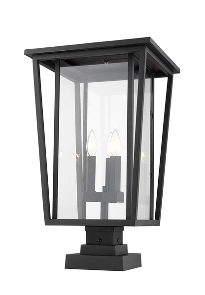 Z-LIte Seoul 3-Light Outdoor Pier Mounted Fixture