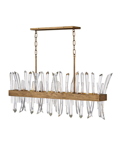 Revel Four Light Linear Chandelier