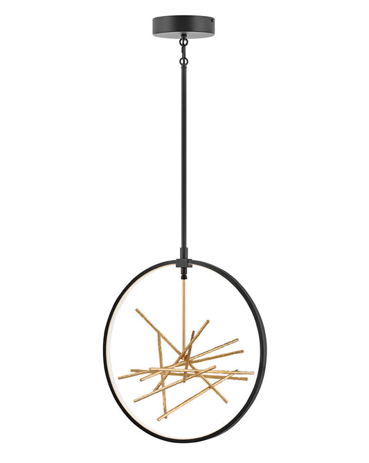  Styx Medium Open Frame Pendant In Black