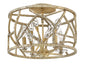 Eve Medium Flush Mount In Champagne Gold