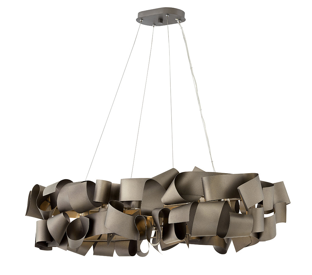  Delfina Six Light Linear Chandelier