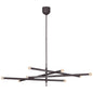  Rousseau LED Chandelier In Bronze