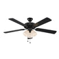  Solana 52" Ceiling Fan In Black
